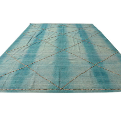 Tapis turquoise Jaynes