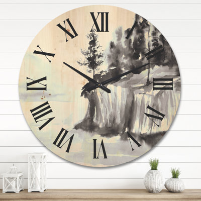 Solid Wood Wall Clock