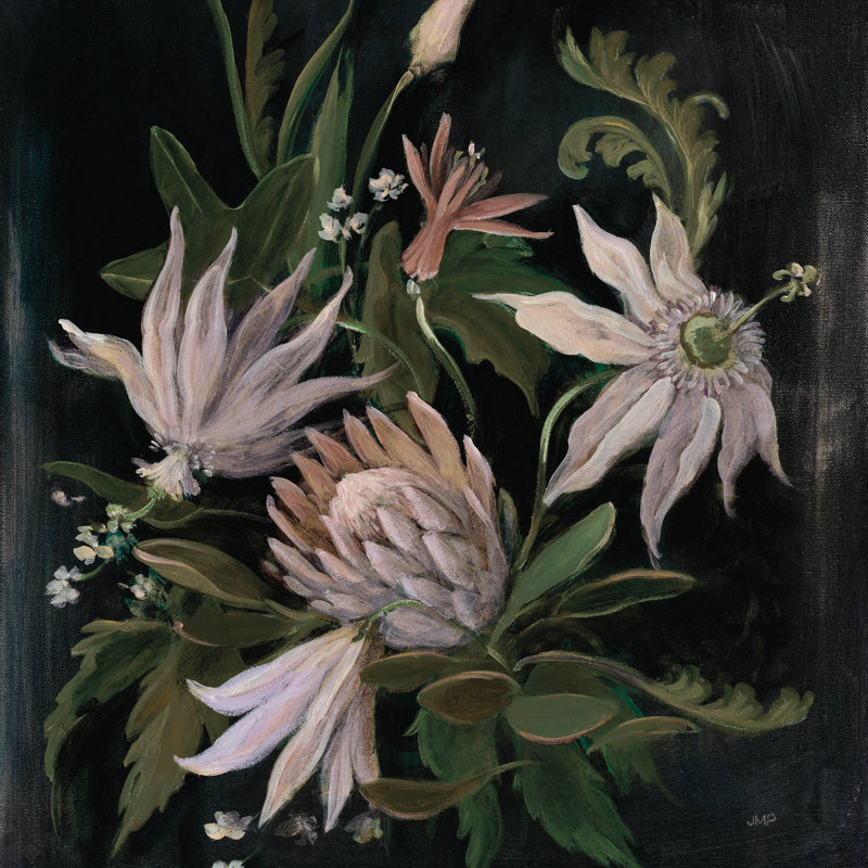 Flower Show I Crop Neutral by Julia Purinton - Wrapped Canvas Painting, 81cm H x 122cm W x 3.8cm D