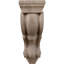 Grand corbeau en bois traditionnel noyer (l 6 po x P 6 3/4 po x H 14 po) (paquet de 6)-91125732