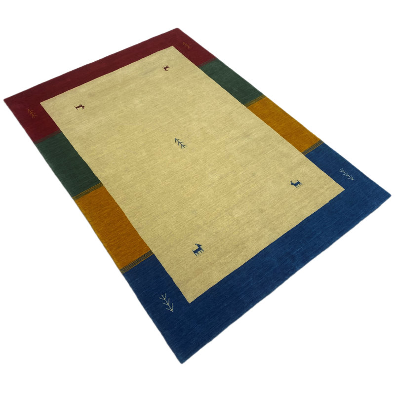 Boarder Hand Woven Beige Indoor Rug, Rectangle 200 x 250cm