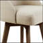 Tabouret de bar pivotant confortable avec pieds en bois massif, pour les cuisines modernes et les espaces de divertissement-489714142-489714140