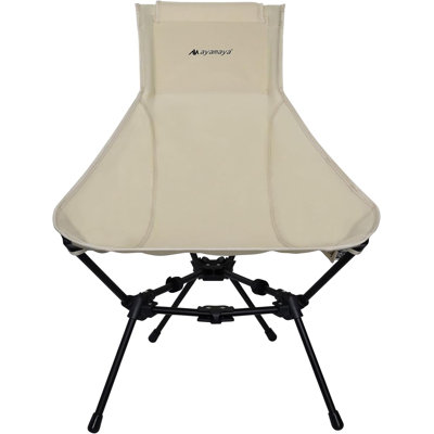 Folding High Back Camping Chair by Ayamaya