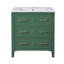 Meuble-lavabo avec lavabo en céramique, armoire en bois massif avec 3 tiroirs, unité de rangement de salle de bain autoportante-1156445439