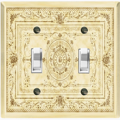 Plaque murale élégante à 2 bandes Elegant Beige