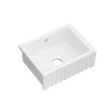 24" Bowland Single Bowl Apron Front Fireclay Kitchen Sink