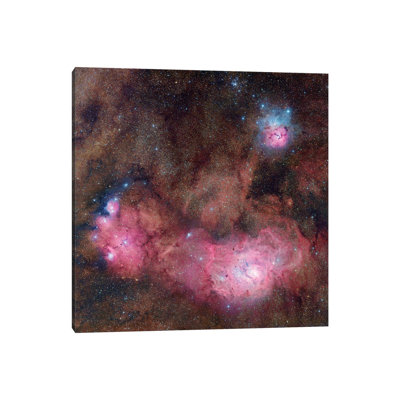 The Sagittarius Triplet Composite Image by Robert Gendler - Wrapped Canvas Print