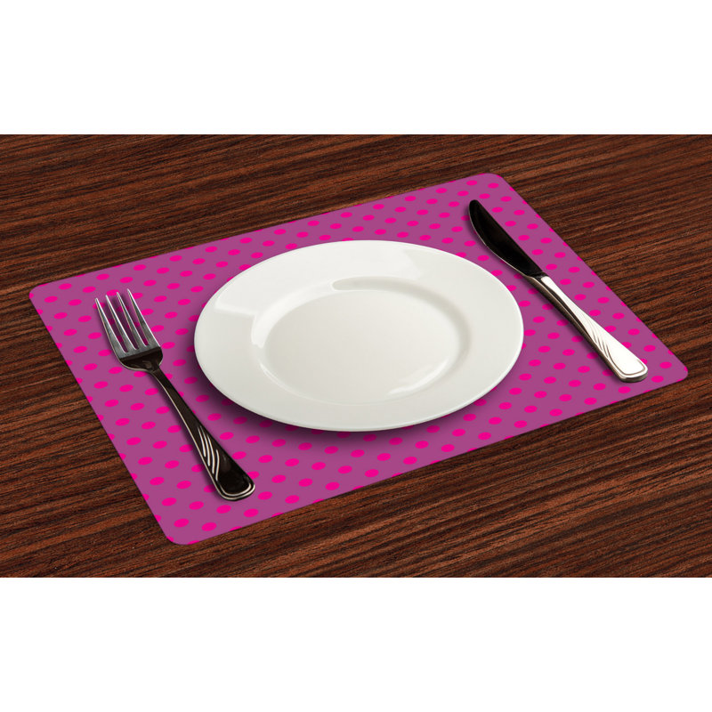 Polyester Geometric Rectangle Placemat