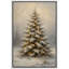 «Snowy Christmas Tree Lights», impression sur toile, impression sur toile encadrée-132863730-132863732