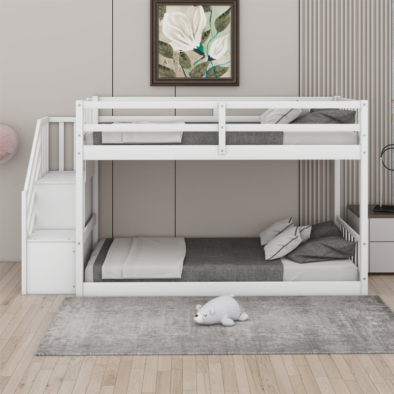 Lit superposé simple Imarah Kids, Blanc