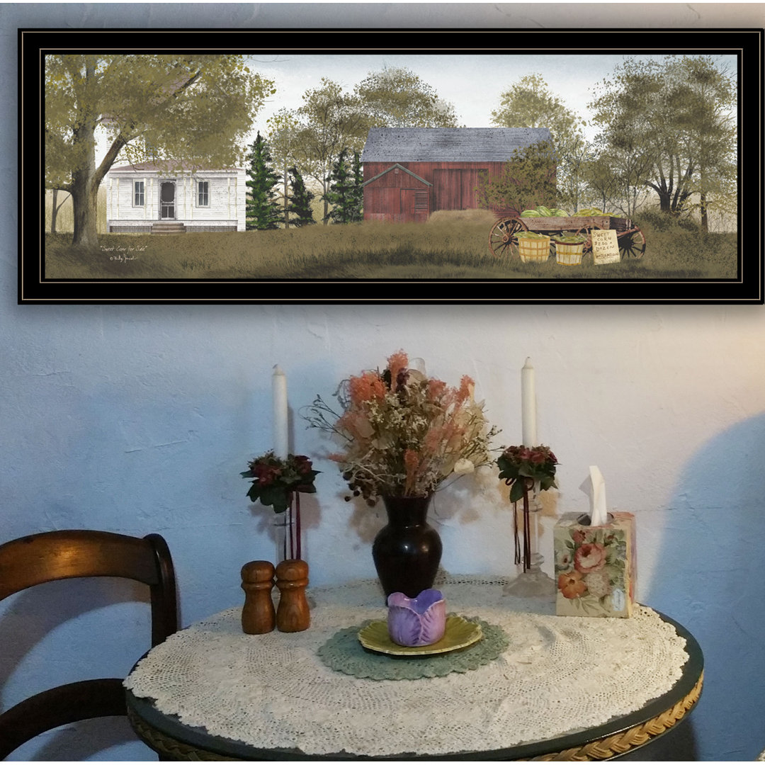 Sweet Corn for Sale Framed Wall Art for Living Room, Home Wall Decor by Billy Jacobs August Grove® 