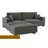 102" Upholstered Deep Seat Chaise Sofa With Ottoman-1430693868-1430693874