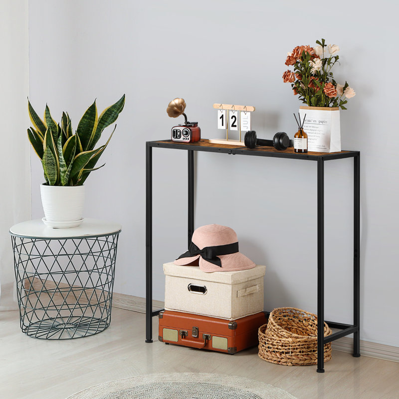 Console 31,5 po, gris, Brun