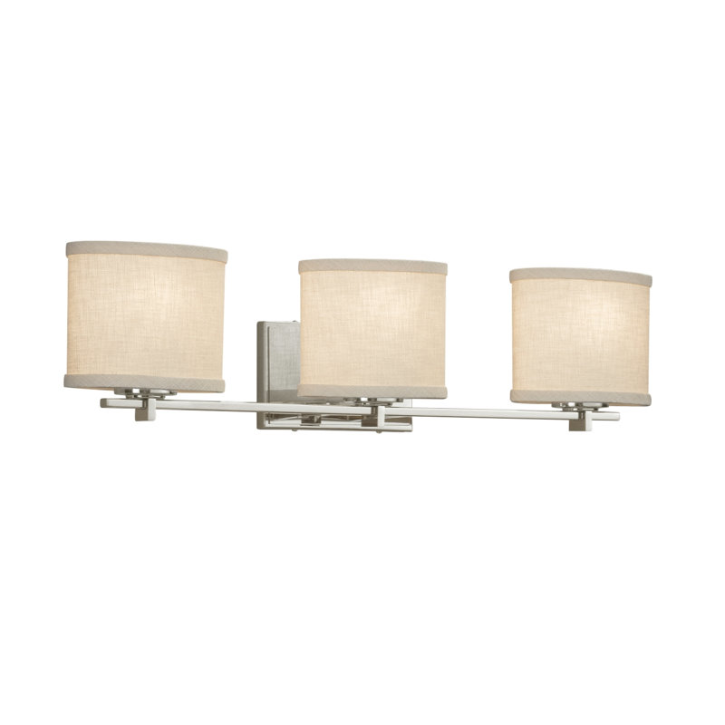 Éclairage pour meuble-lavabo 3 lumières Kenyon, 60 W, Nickel brossé