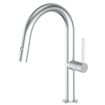 Voltaire Pull Down Single Handle Kitchen Faucet with Side Spray and Accessories