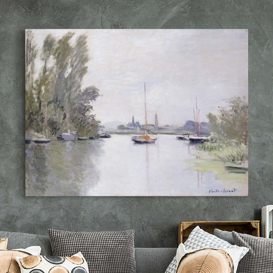 Leinwandbild Argenteuil an der Seine von Claude Monet