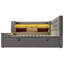 Upholstered Daybed with Trundle Bed-1271829876