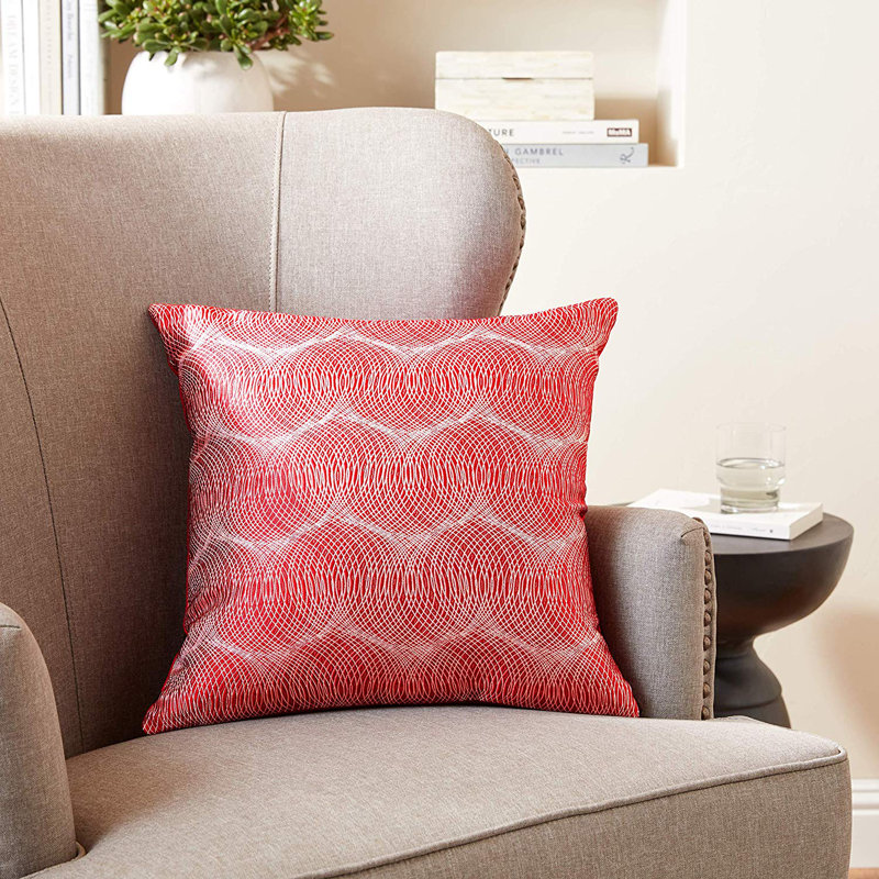 Throw Pillow, Burgundy