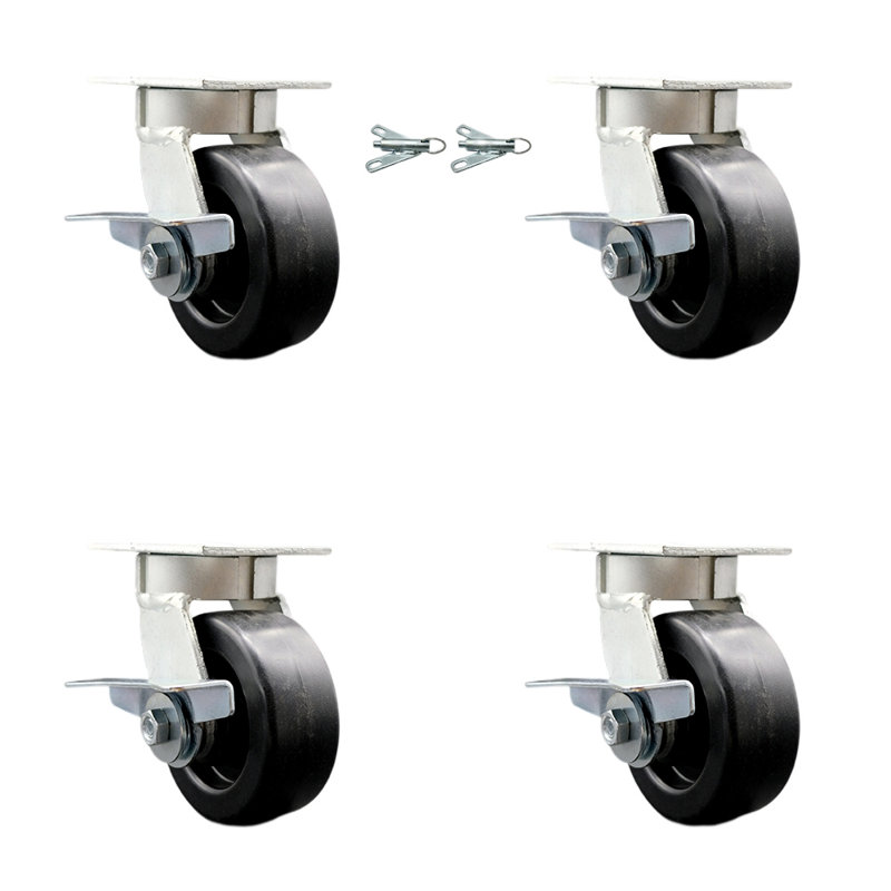 Kingpinless olefin Caster