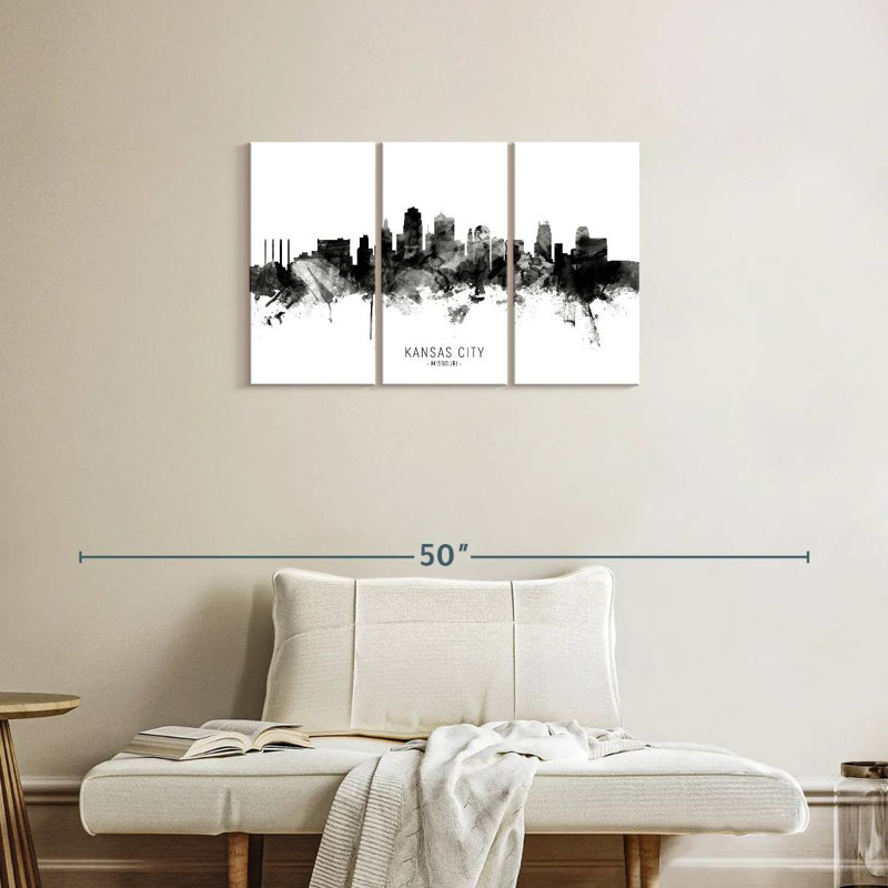 Skyline de Sirecs, Kansas City, Missouri III, H 20 po x l 33 po