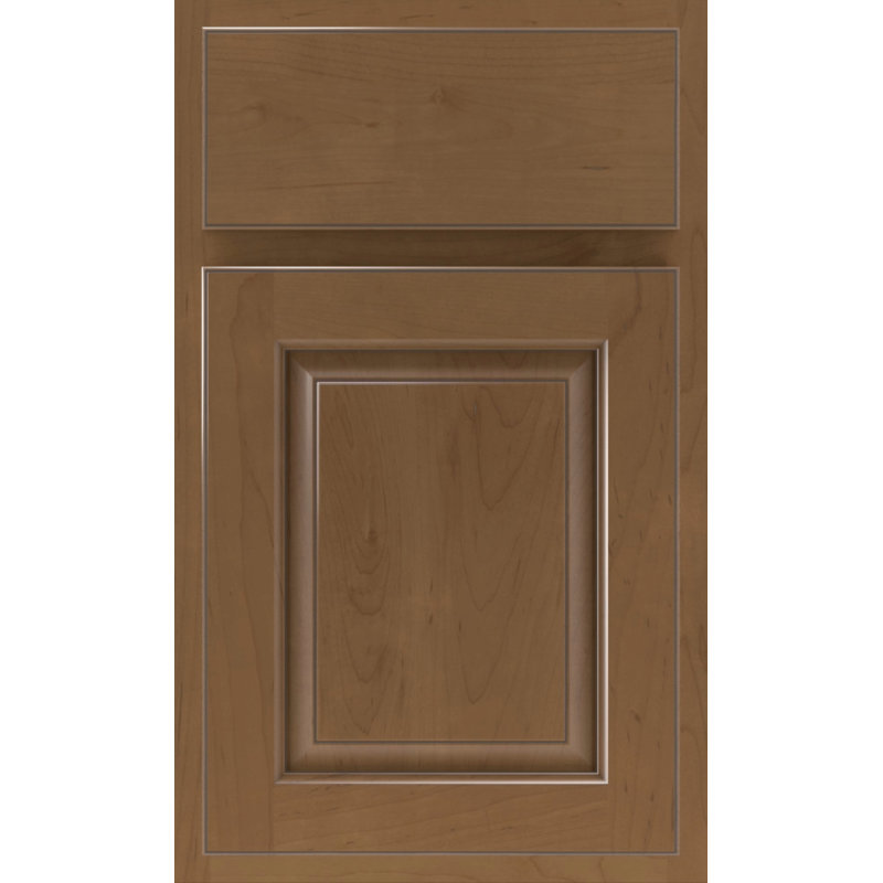 Dwelling Elmhurst Door Sample, Carob w/Stone Glaze, Cherry