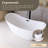 67" Acrylic Freestanding Soaking Bathtub