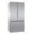 Bosch - 800 Series 36-Inch Smart 3-Door Counter-Depth Refrigerator With Recessed Handles, Anti-Fingerprint Exterior, Internal Water, Home Connect