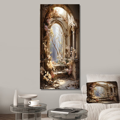 Ruines anciennes Blooms II - Art mural fantastique