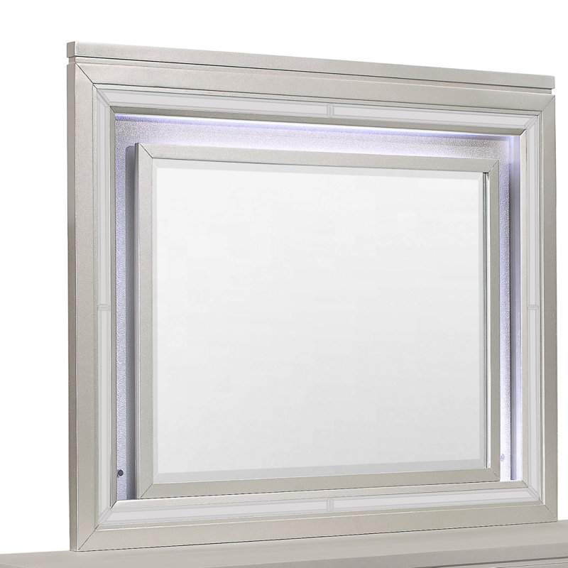 CROSS CHAMPAGNE MIRROR WITH LED