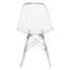 Chaise d'appoint moulée avec base en acrylique-1836140679