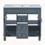 Meuble-lavabo 36 po avec lavabo supérieur, armoire de rangement moderne avec 2 portes à fermeture douce et 2 tiroirs, meuble-lavabo simple-111831876-111831878