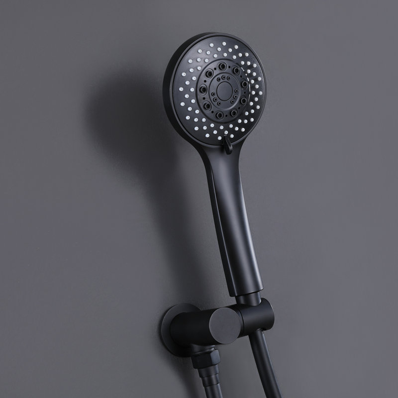 Wall Mounted Concealed Complete Shower System Solid Brass Rough-in Valve with Diverter