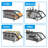 4-Pack Stackable Can Storage Rack, Can Rack