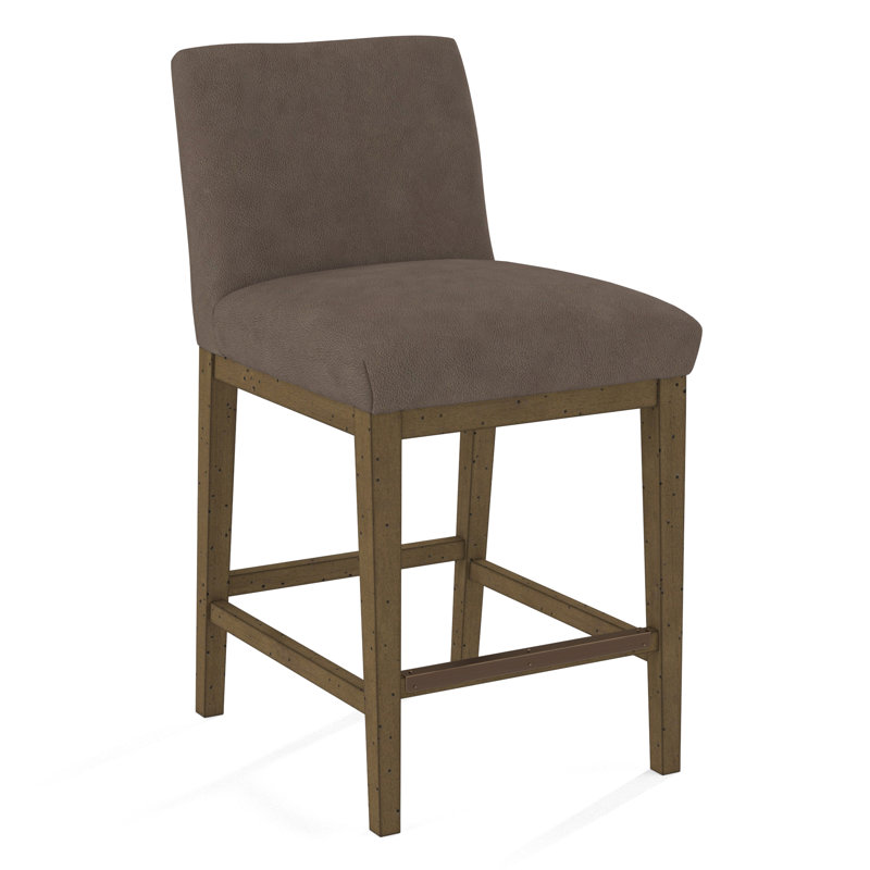 Upholstered Stool, Evolution Silver Fox, Beachwood
