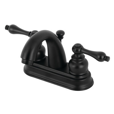 Restoration Centerset Bathroom Faucet with Drain Assembly
