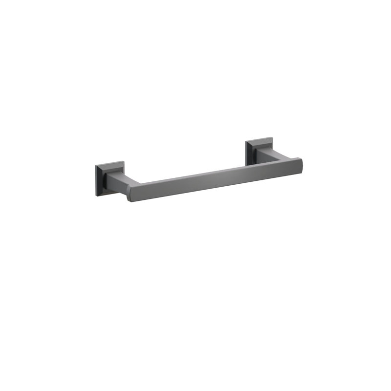 Towel Bar, 1.625" H x 10.375" L x 3.125" D, Flat Black