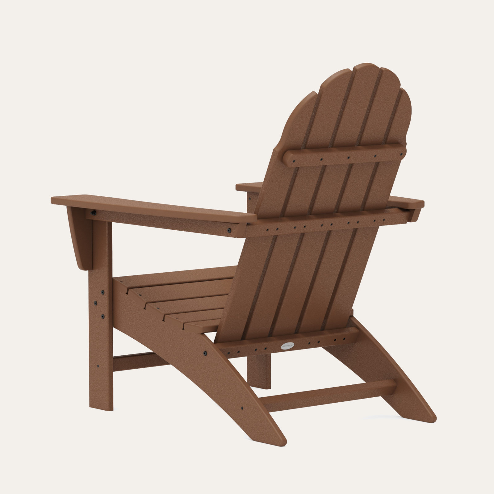 POLYWOOD® Vineyard Adirondack Chair, Teak