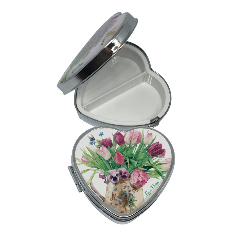Boîte à pilules Floral