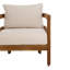 Fauteuils club d'extérieur avec coussins Calsey Acacia