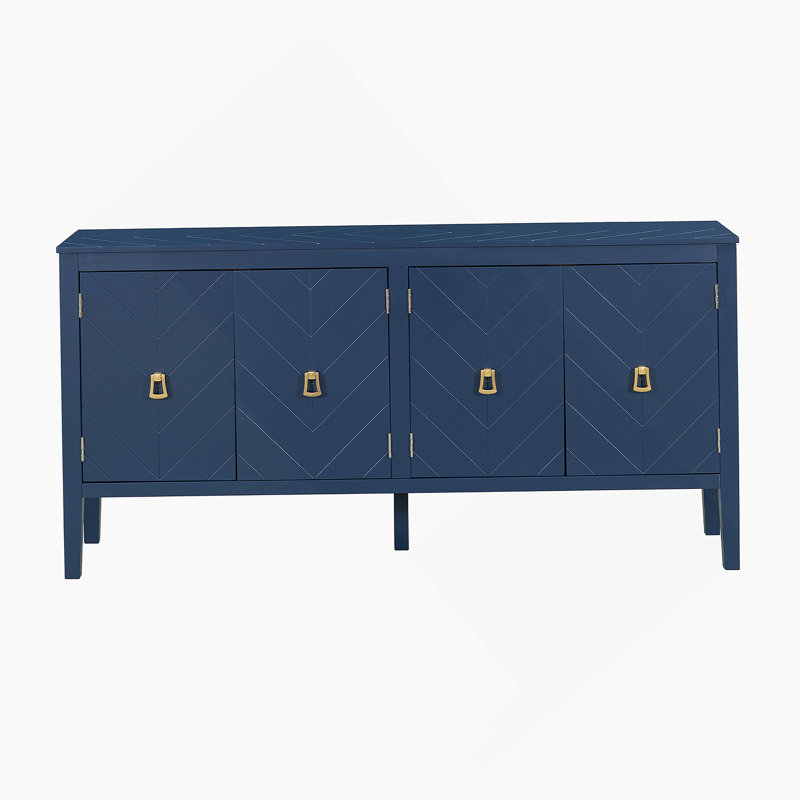 Accent Cabinet, Navy Blue