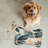 Island Motifs - Bone Shape Feeding Mat