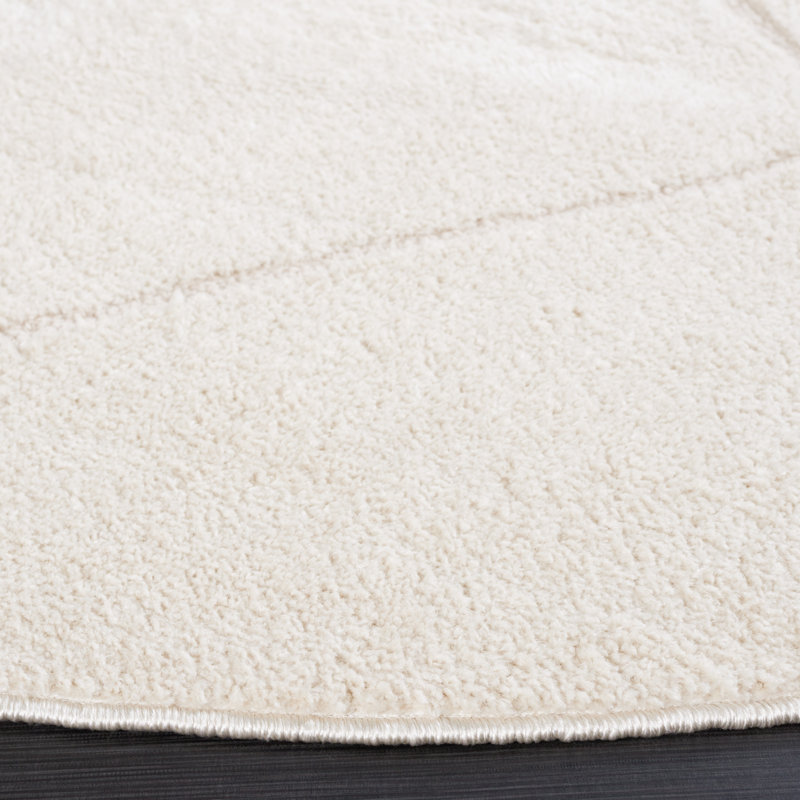 Bracha Geometric Area Rug, Round 201 cm