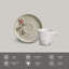 Tasse à café et soucoupe en espresso 4,1 oz en céramique Campestre - Va au micro-ondes, au four et au lave-vaisselle