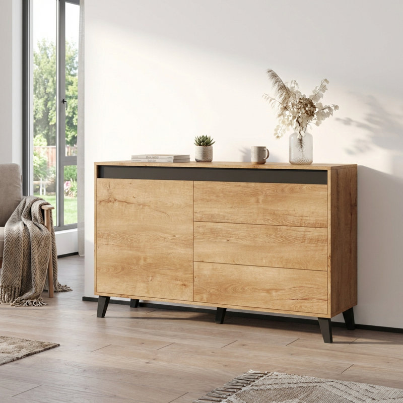 54.3" Sideboard with Matte Finish