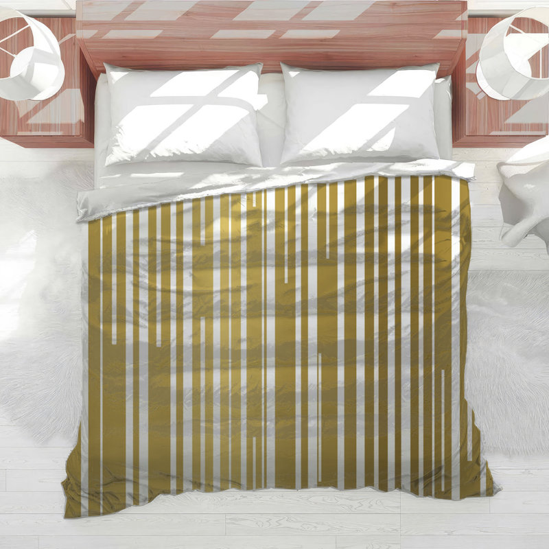 Stripes Bedding Abstract Comforter Modern, King