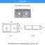 Vineyard 33" L x 18" W Double Basin Farmhouse Kitchen Sink-21995945