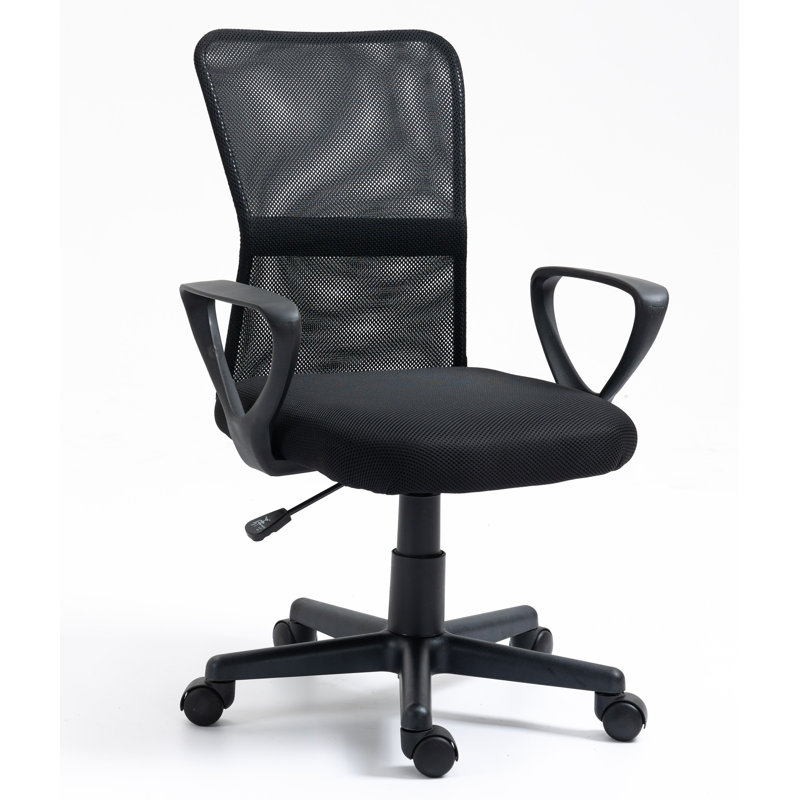 Chaise de bureau Soriano, Noir, noir, noir, noir