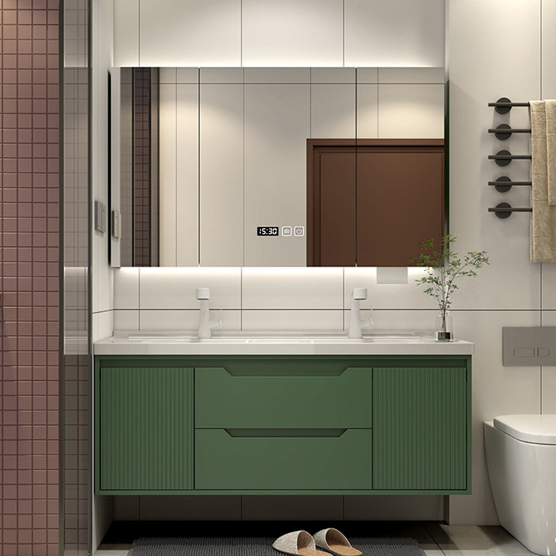 Meuble-lavabo avec plateau 51,57 Nuzzo, Vert