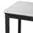 HAMMERED IRON 78'' Marble Top Console Table