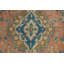 Tapis traditionnel rétro en laine à motif floral 3 x 5
